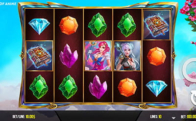 Book of Anime სლოტის უფასო დატრიალებები