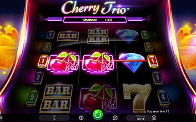 Cherry Trio სლოტის wilds სიმბოლო