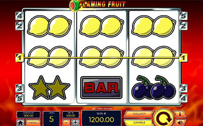 Flaming Fruit სლოტის გემბლინგის ფუნქცია