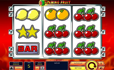 Flaming Fruit მობილური სლოტი