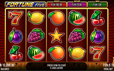 Fortune Five სლოტ თამაში GGBet-ის საქართველოს ონლაინ კაზინოზე