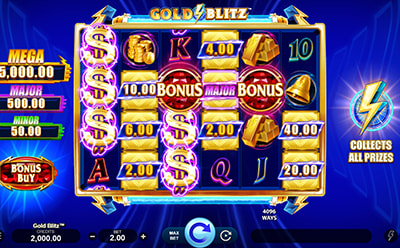 The Gold Blitz სლოტ თამაში CasinoFriday საქართველოს ონლაინ კაზინოზე