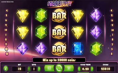 Starburst ონლაინ სლოტი betway-ზე