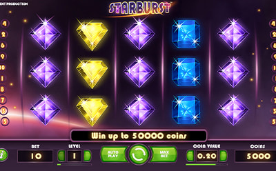 Starburst სლოტ თამაში National Casino-ს საქართველოს ონლაინ კაზინოზე