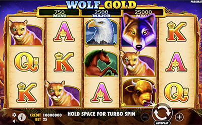 The Wolf Gold სლოტ თამაში JVSpin-ის ონლაინ კაზინოზე საქართველოში